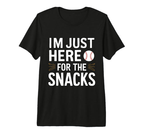 Im Just Here Snacks Baseball Brother T-Shirt - Unique Graphic for Adults - T-Shirt, Sweatshirt, Hoodie