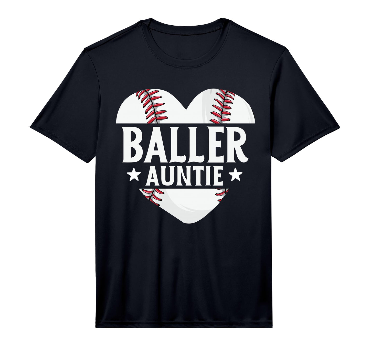Baseball Aunt Gift Baller Auntie Mothers T-Shirt - Graphic Print Men Women - T-Shirt, Sweatshirt, Hoodie