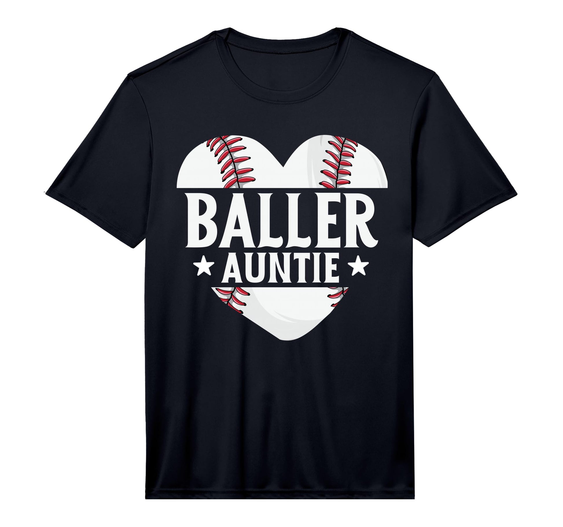 Baseball Aunt Gift Baller Auntie Mothers T-Shirt - Graphic Print Men Women - T-Shirt, Sweatshirt, Hoodie
