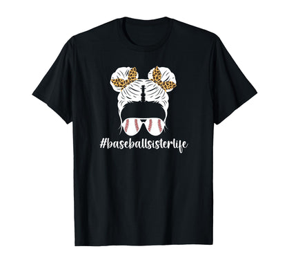 Baseball Sister Life Baseball Players T-Shirt - Custom Art Print Men Women - T-Shirt, Sweatshirt, Hoodie