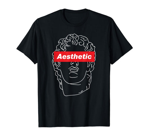 Glitch Greek Statue Retrowave T-Shirt - Fun Novelty Design for Adults - T-Shirt, Sweatshirt, Hoodie