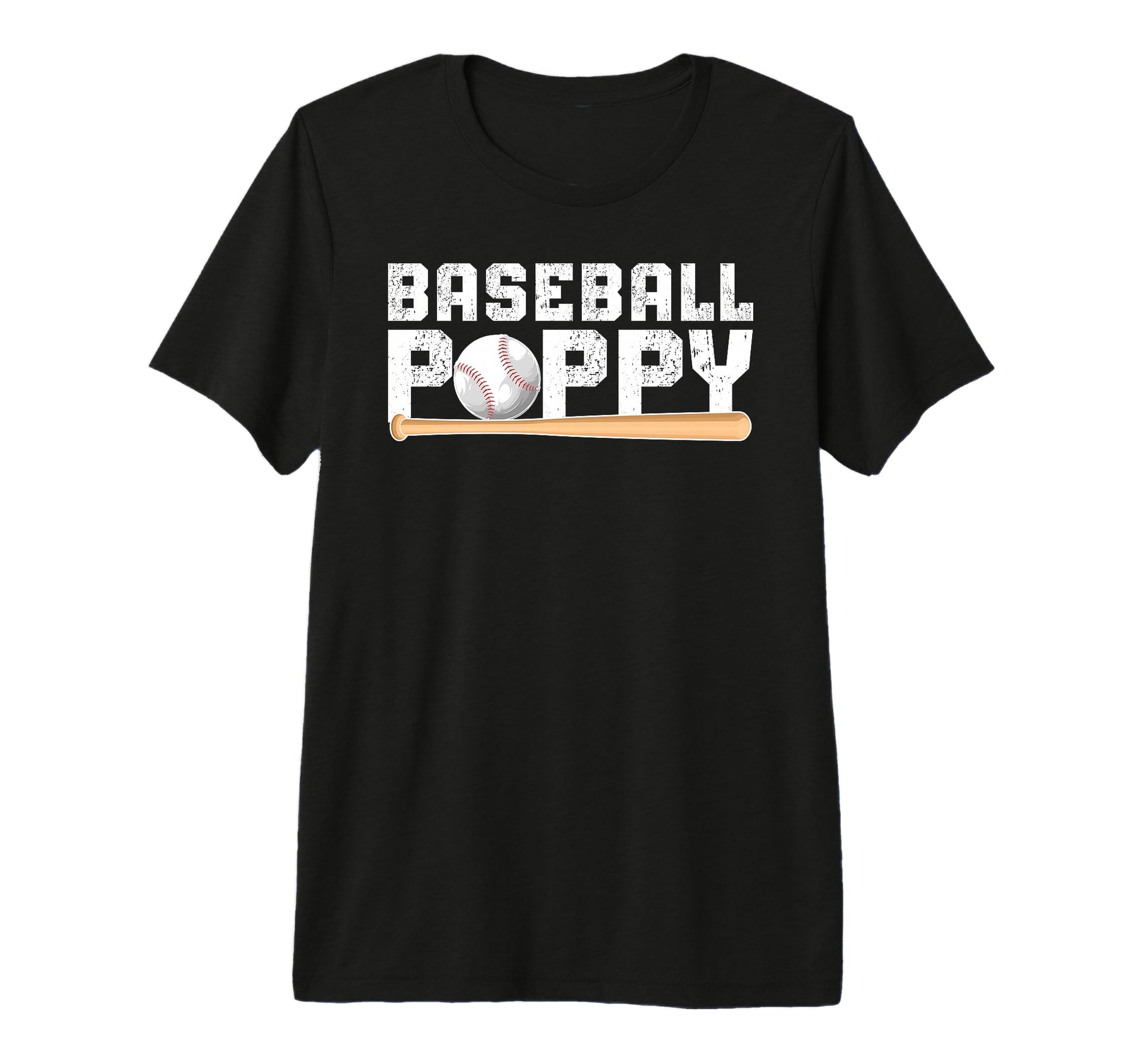 Mens Baseball Poppy Proud Grandpa T-Shirt - Novelty Apparel for Adults - T-Shirt, Sweatshirt, Hoodie