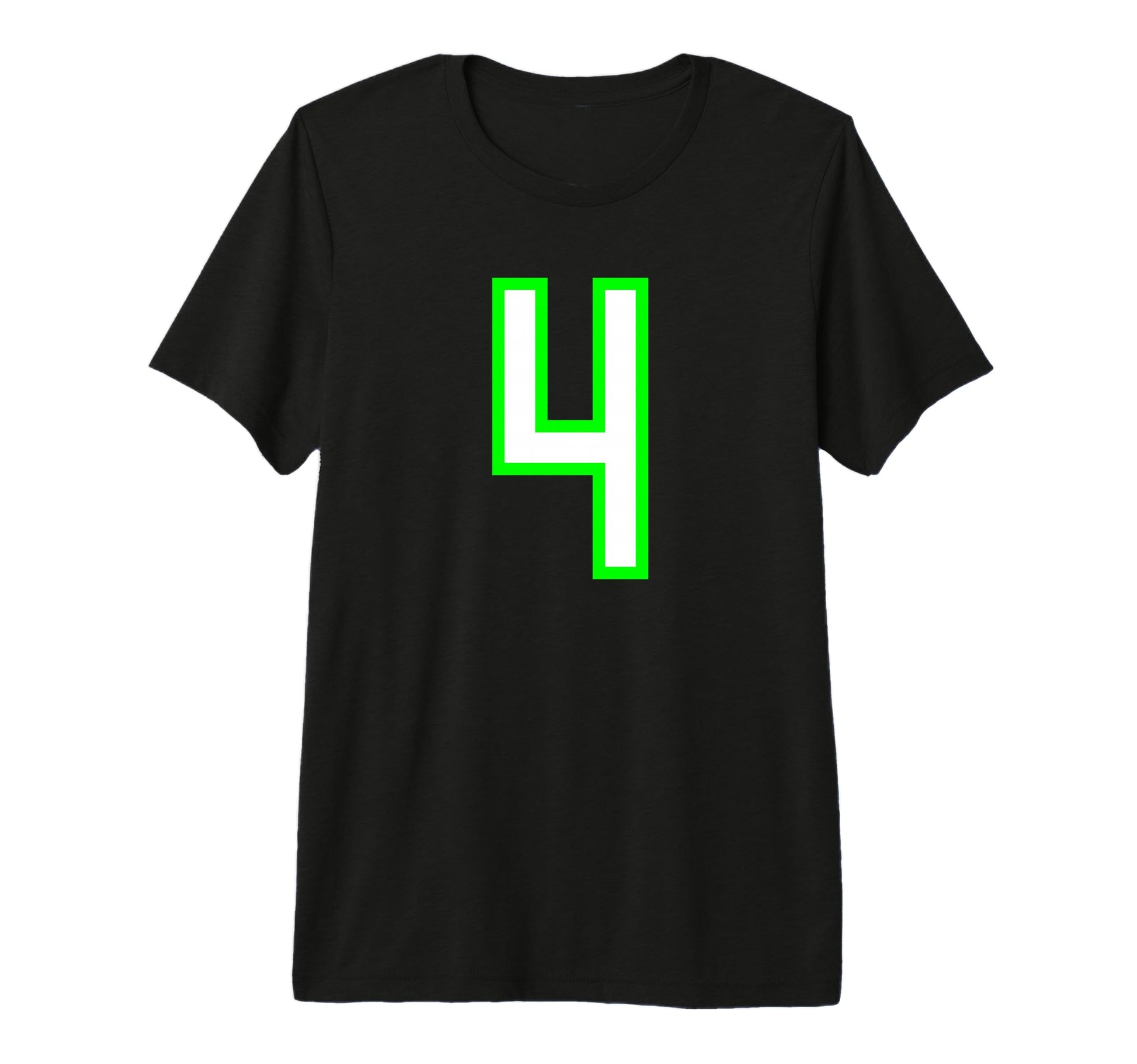 White Lime Sport Team 4 Tri Blend T-Shirt - Custom Art Print for Adults - T-Shirt, Sweatshirt, Hoodie