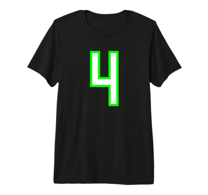 White Lime Sport Team 4 Tri Blend T-Shirt - Custom Art Print for Adults - T-Shirt, Sweatshirt, Hoodie