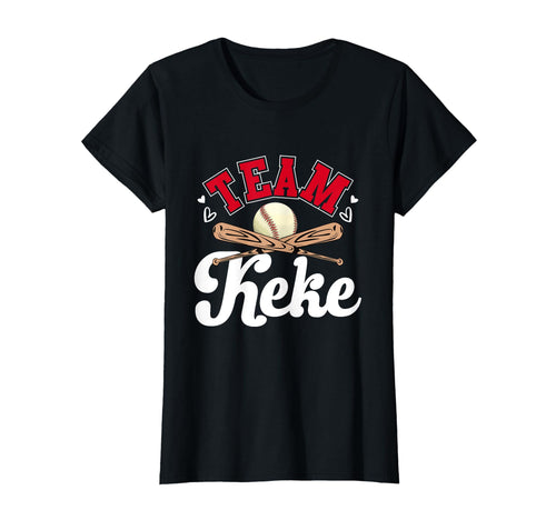 Team Keke Mothers Day Baseball Softball T-Shirt - Trendy Graphic Men Women - T-Shirt, Sweatshirt, Hoodie