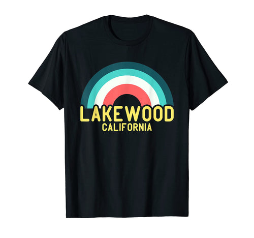 Lakewood California Rainbow T-Shirt - Custom Art Print Unisex - T-Shirt, Sweatshirt, Hoodie