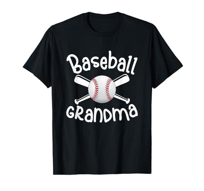 Baseball Grandma Funny Gifts Grandpa T-Shirt - Novelty Apparel Unisex - T-Shirt, Sweatshirt, Hoodie