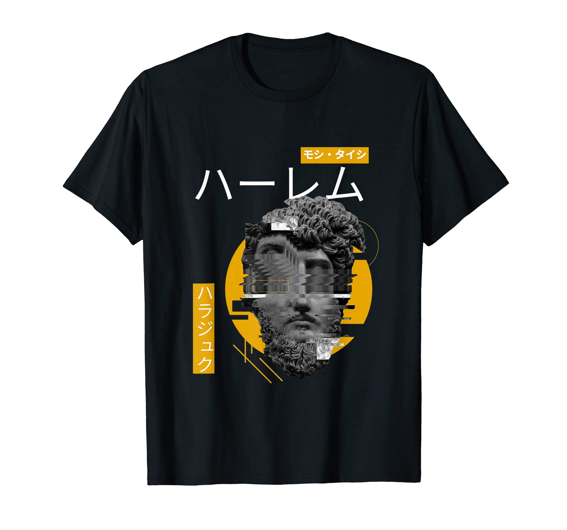 Vaporwave Statue Aesthetic Art Glitch T-Shirt - Unique Graphic Men Women - T-Shirt, Sweatshirt, Hoodie