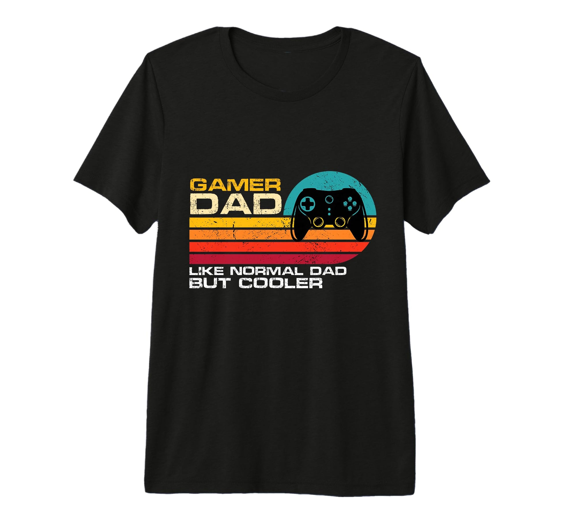 Gamer Dad Like Normal Dad But Cooler T-Shirt - Custom Art Print for Adults - T-Shirt, Sweatshirt, Hoodie