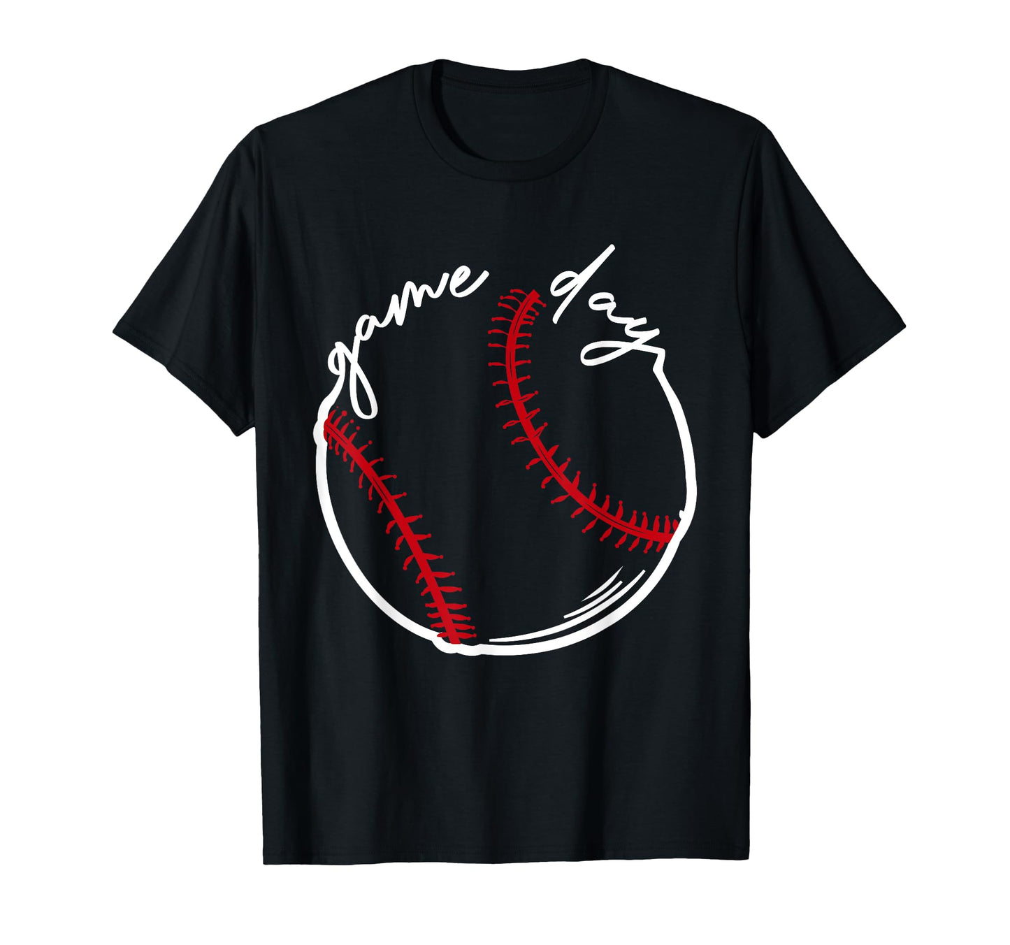 Game Day Baseball Leopard Baseball T-Shirt - Minimalist Print Men Women - T-Shirt, Sweatshirt, Hoodie