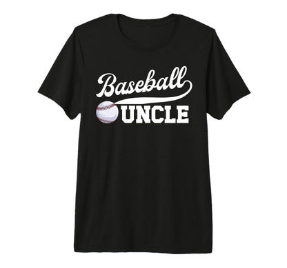 Mens Proud Baseball Uncle Baseball Player T-Shirt - Unique Graphic Unisex - T-Shirt, Sweatshirt, Hoodie