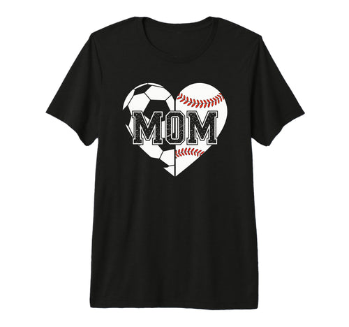 Ball Mom Soccer Football T-Shirt - Casual Everyday Wear for Adults - T-Shirt, Sweatshirt, Hoodie