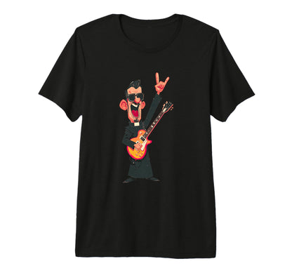 Rockstar Priest Sunglasses Electric T-Shirt - Fun Novelty Design Unisex - T-Shirt, Sweatshirt, Hoodie