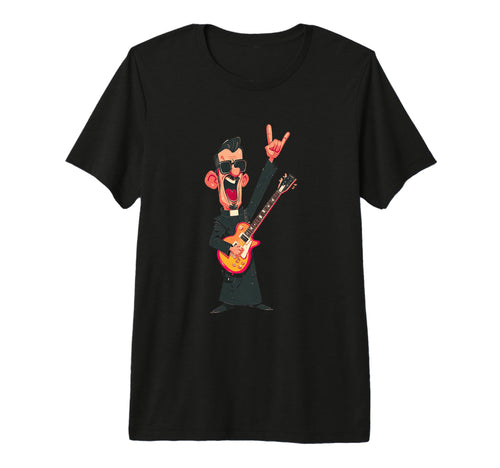 Rockstar Priest Sunglasses Electric T-Shirt - Fun Novelty Design Unisex - T-Shirt, Sweatshirt, Hoodie