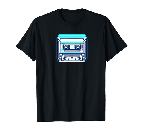 Cyber Synth Vaporwave Cassette T-Shirt - Fun Novelty Design for Adults - T-Shirt, Sweatshirt, Hoodie