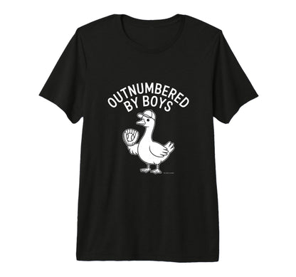 Outnumbered Funny Mom Goose Tri Blend T-Shirt - Trendy Graphic for Adults - T-Shirt, Sweatshirt, Hoodie