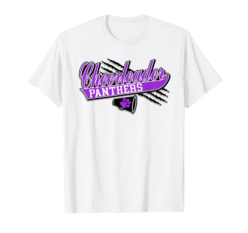 Panthers Cheerleader Cheer Mom Game Day T-Shirt - Novelty Apparel Unisex - T-Shirt, Sweatshirt, Hoodie