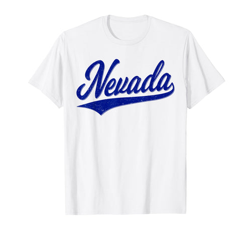 Nevada Varsity Script Sports T-Shirt - Graphic Print for Adults - T-Shirt, Sweatshirt, Hoodie