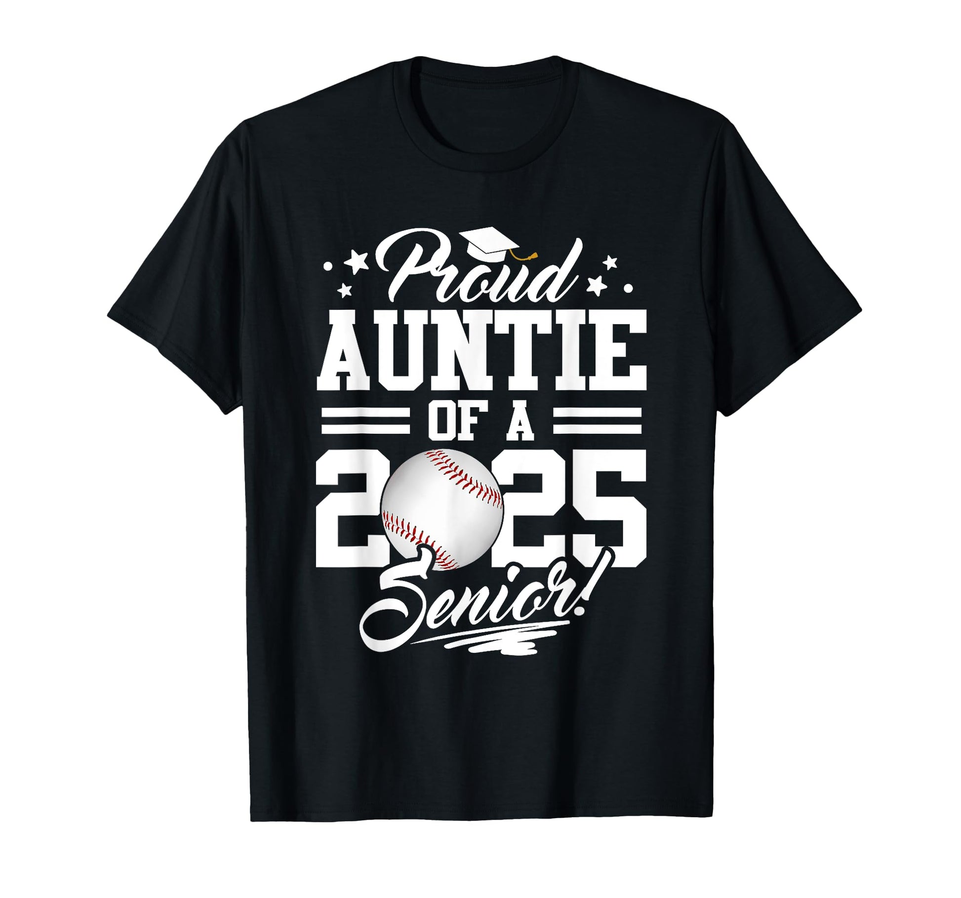 Proud Auntie 2025 Senior Graduate T-Shirt - Custom Art Print Men Women - T-Shirt, Sweatshirt, Hoodie