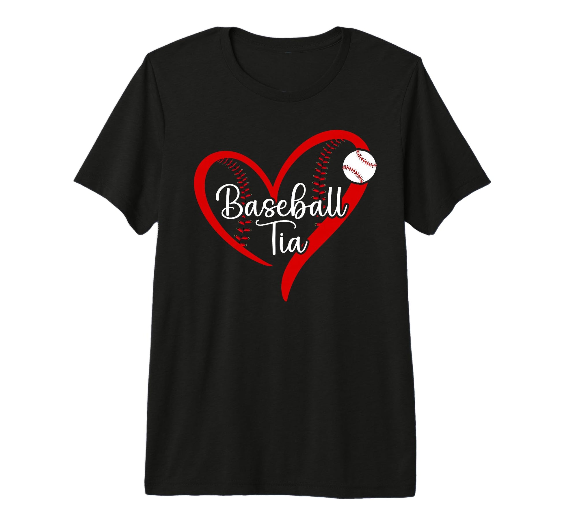 Baseball Tia Heart Tia Baseball Player T-Shirt - Fun Novelty Design Unisex - T-Shirt, Sweatshirt, Hoodie
