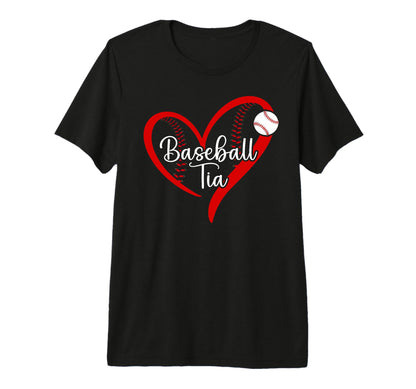 Baseball Tia Heart Tia Baseball Player T-Shirt - Fun Novelty Design Unisex - T-Shirt, Sweatshirt, Hoodie