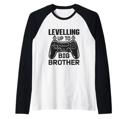 Levelling Up To Big Brother Video Gamer Hoodie - Streetwear Style Unisex - T-Shirt, Sweatshirt, Hoodie