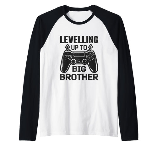 Levelling Up To Big Brother Video Gamer Hoodie - Streetwear Style Unisex - T-Shirt, Sweatshirt, Hoodie