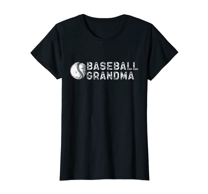 Womens Funny Baseball Grandma T-Shirt - Novelty Apparel for Adults - T-Shirt, Sweatshirt, Hoodie