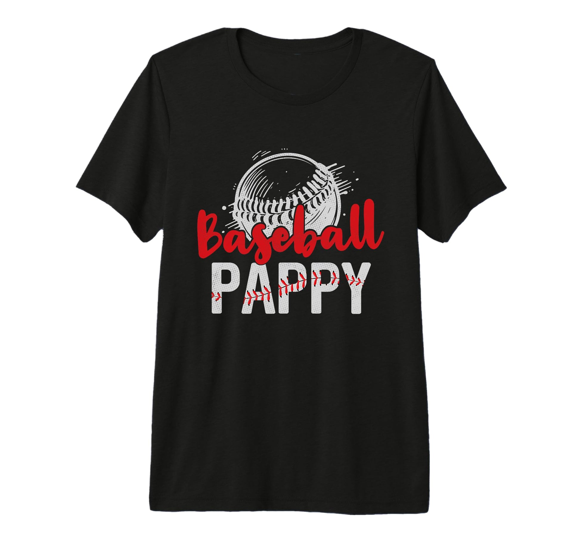 Mens Baseball Pappy Fathers Day Dad T-Shirt - Aesthetic Graphic Unisex - T-Shirt, Sweatshirt, Hoodie
