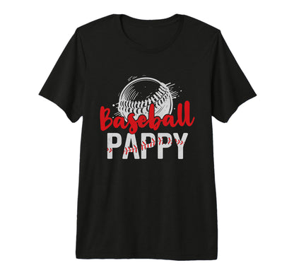 Mens Baseball Pappy Fathers Day Dad T-Shirt - Aesthetic Graphic Unisex - T-Shirt, Sweatshirt, Hoodie