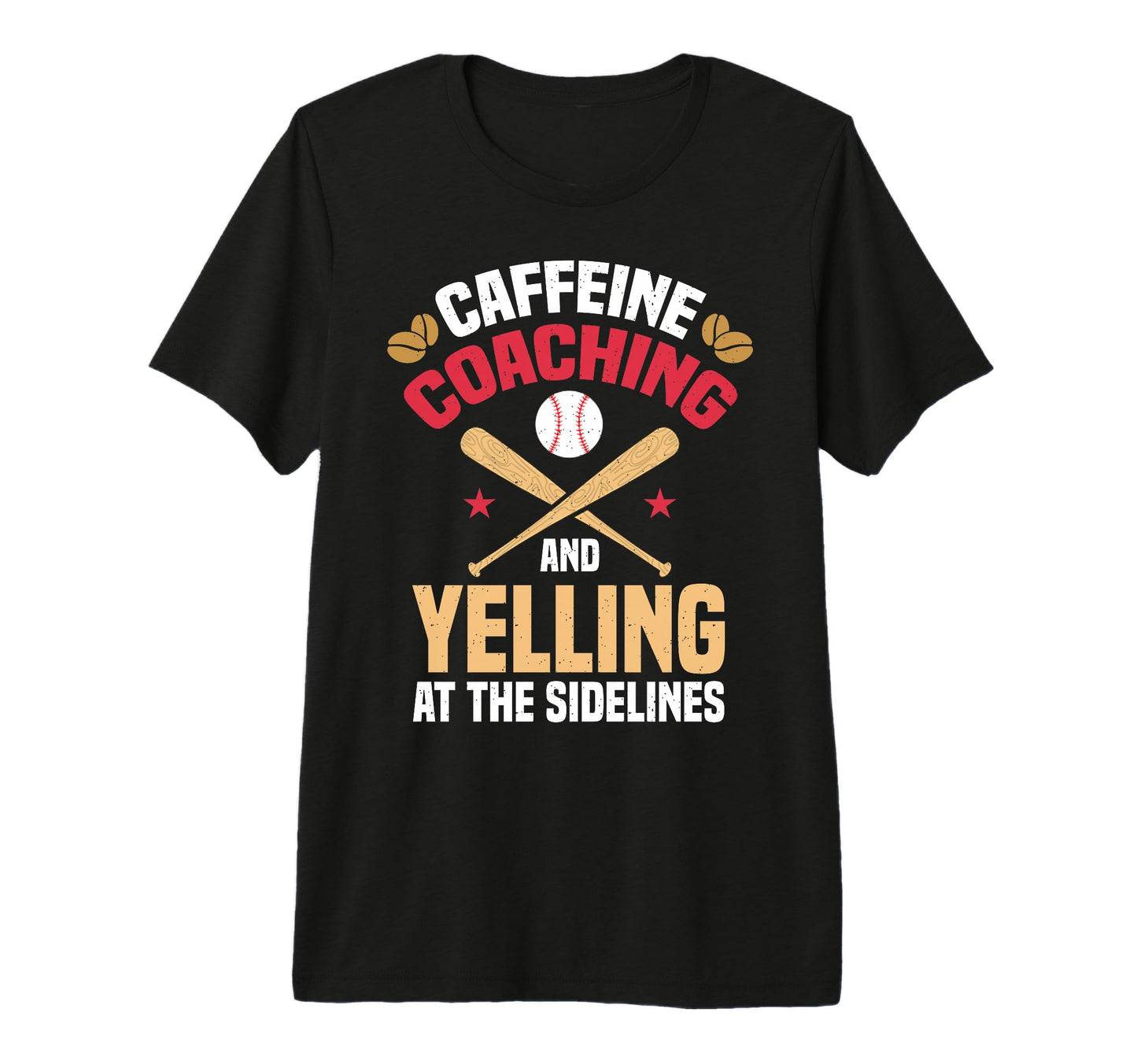 Caffeine Coaching Baseball Mom And T-Shirt - Streetwear Style for Adults - T-Shirt, Sweatshirt, Hoodie