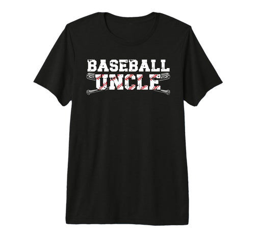 Mens Baseball Uncle Proud Baseball T-Shirt - Minimalist Print Men Women - T-Shirt, Sweatshirt, Hoodie