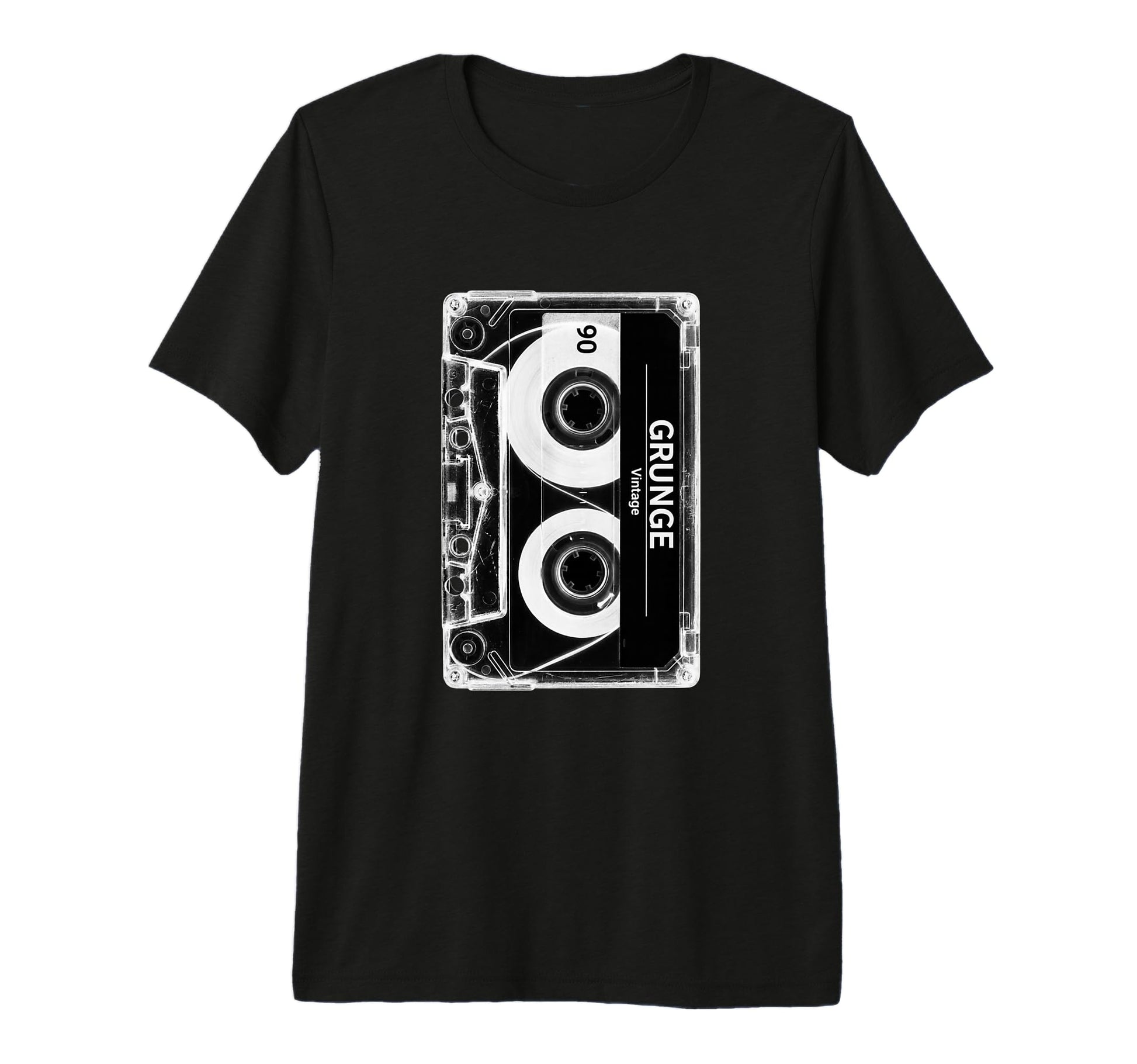 Grunge Cassette Tape Throwback Tri Blend T-Shirt - Graphic Print Unisex - T-Shirt, Sweatshirt, Hoodie