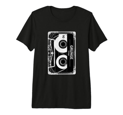 Grunge Cassette Tape Throwback Tri Blend T-Shirt - Graphic Print Unisex - T-Shirt, Sweatshirt, Hoodie