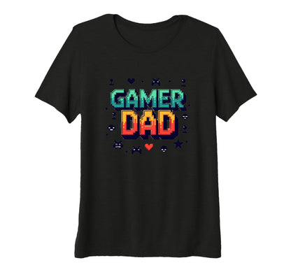 Gamer Dad Pixel Art Fathers Day Gaming T-Shirt - Trendy Graphic Unisex - T-Shirt, Sweatshirt, Hoodie