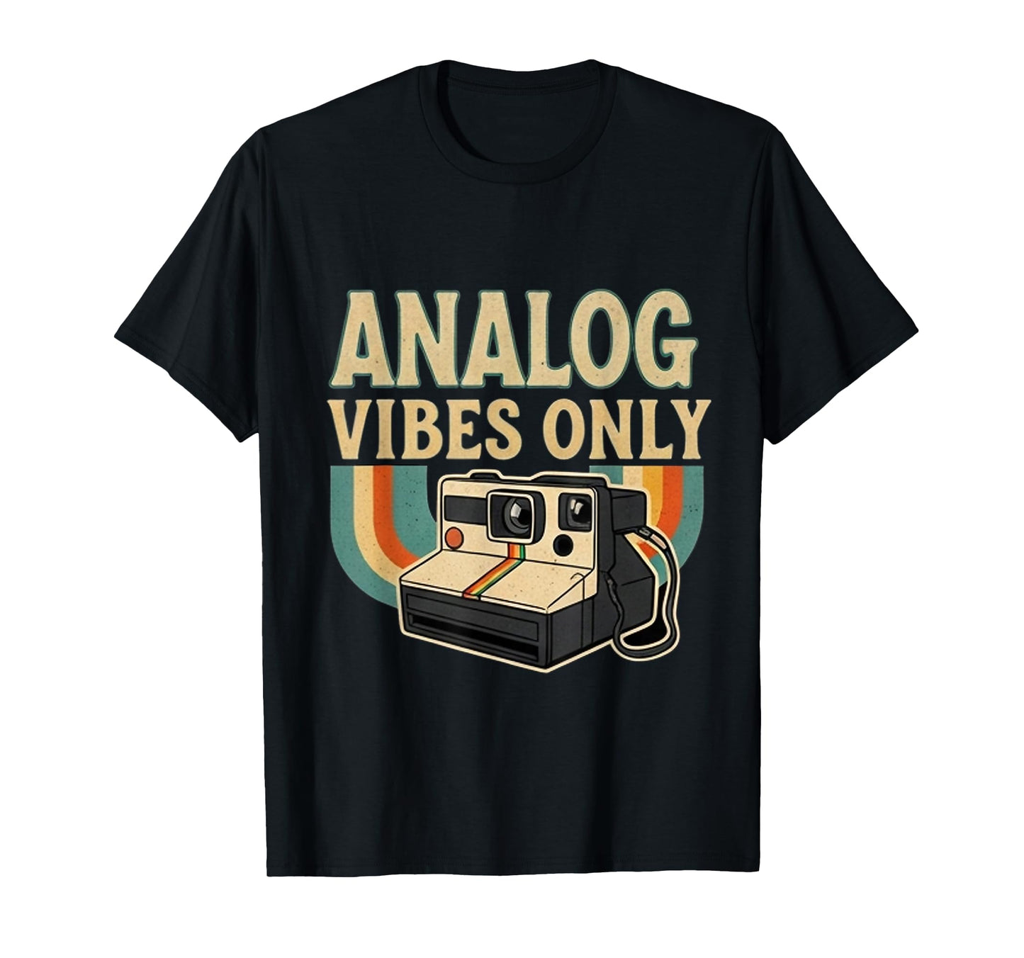 Analog Vibes Camera Photography T-Shirt - Graphic Print Men Women - T-Shirt, Sweatshirt, Hoodie