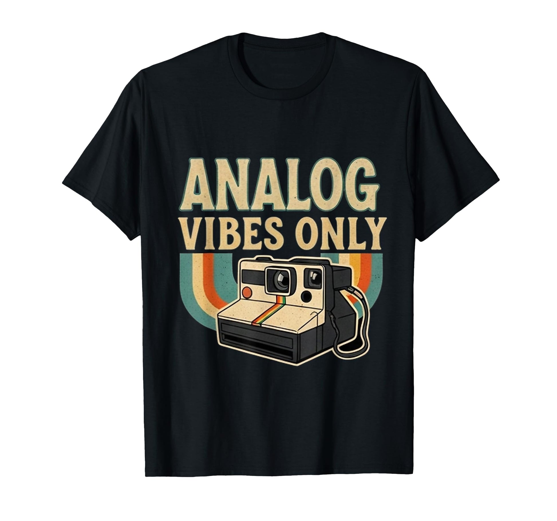 Analog Vibes Camera Photography T-Shirt - Graphic Print Men Women - T-Shirt, Sweatshirt, Hoodie