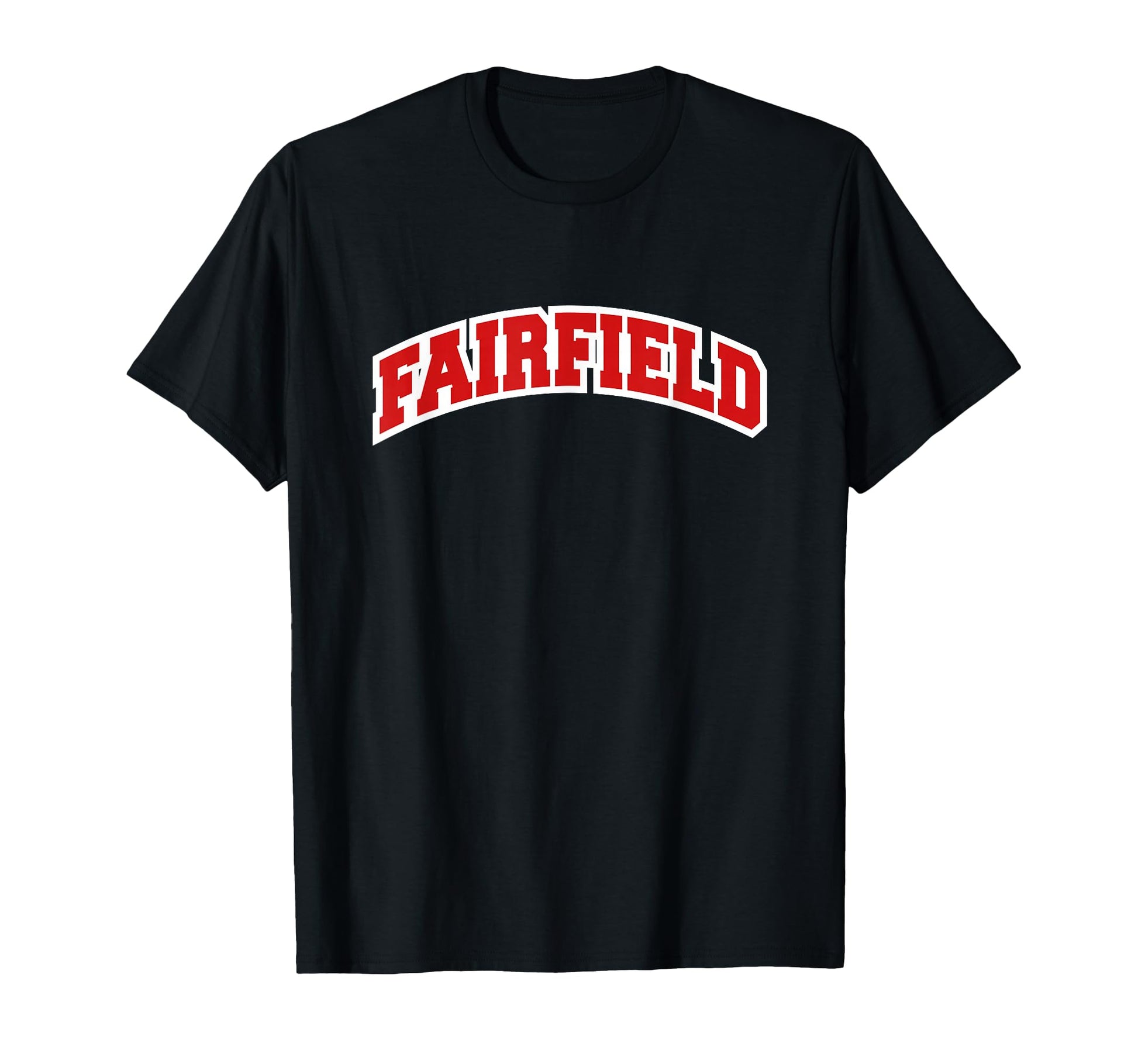 Fairfield Connecticut Varsity T-Shirt - Fun Novelty Design Men Women - T-Shirt, Sweatshirt, Hoodie