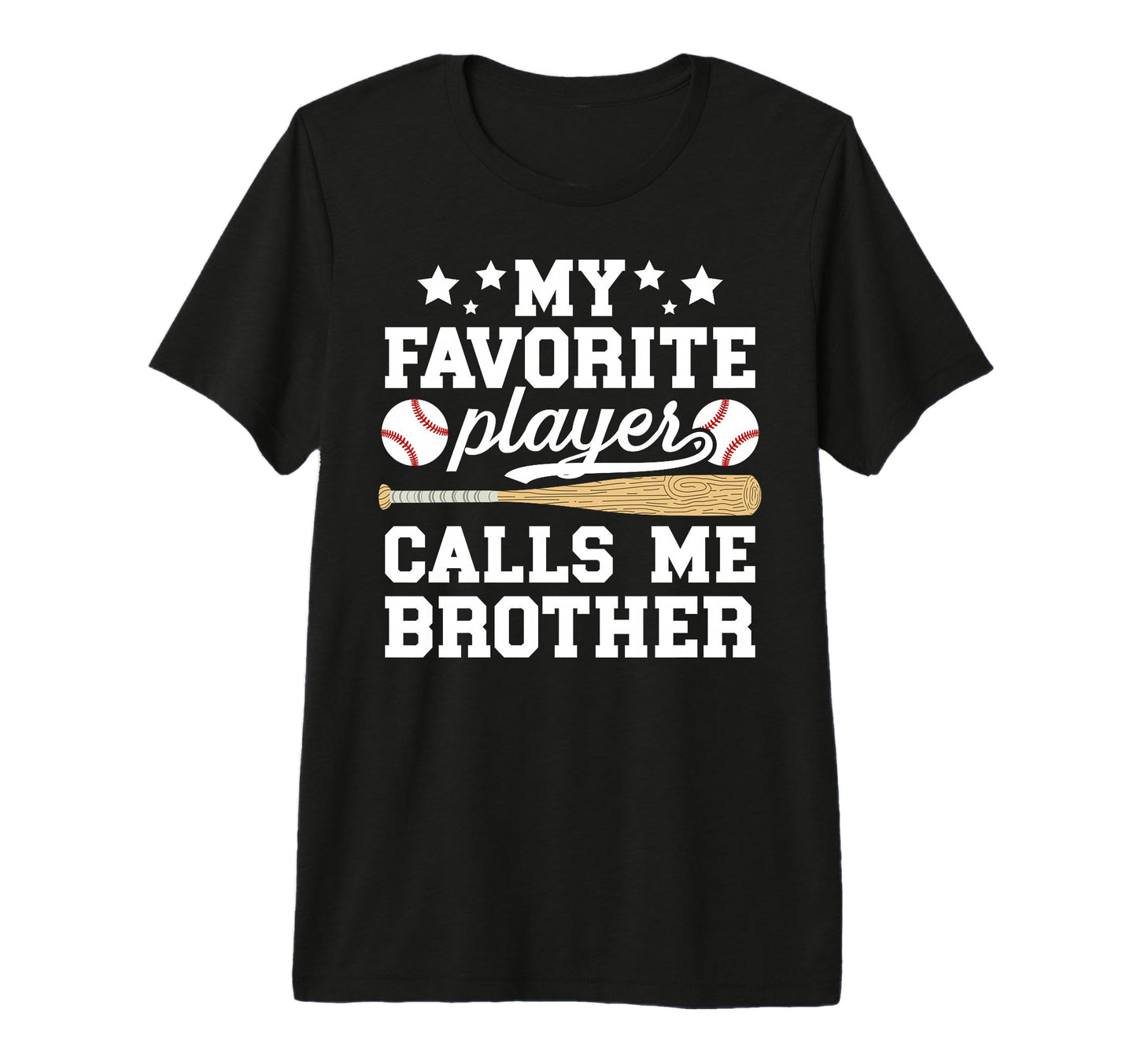 Baseball Brother Baseball Player T-Shirt - Custom Art Print Men Women - T-Shirt, Sweatshirt, Hoodie