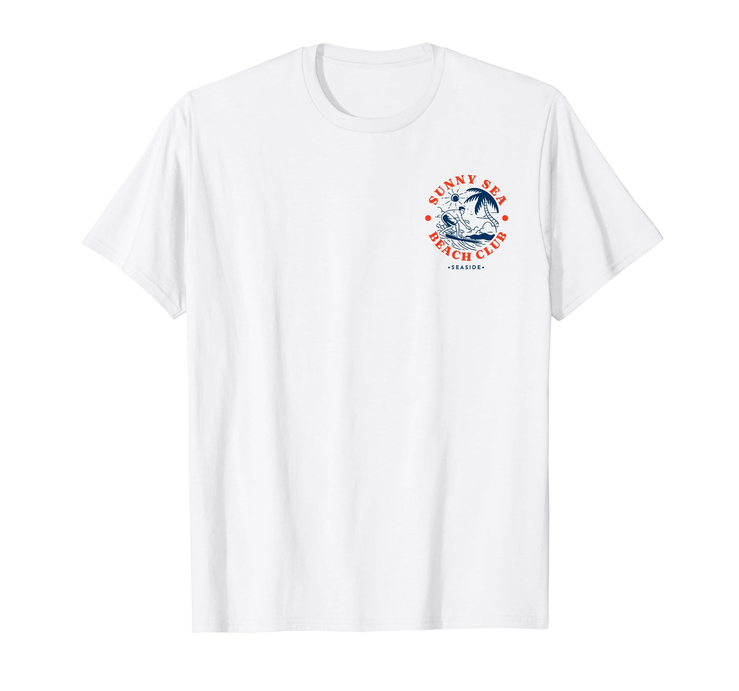 Sunny Sea Beach Club Gift Surfers T-Shirt - Novelty Apparel Unisex - T-Shirt, Sweatshirt, Hoodie