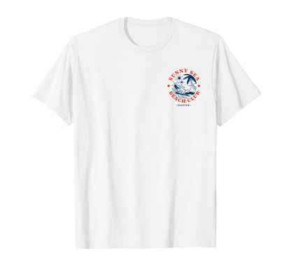 Sunny Sea Beach Club Gift Surfers T-Shirt - Novelty Apparel Unisex - T-Shirt, Sweatshirt, Hoodie