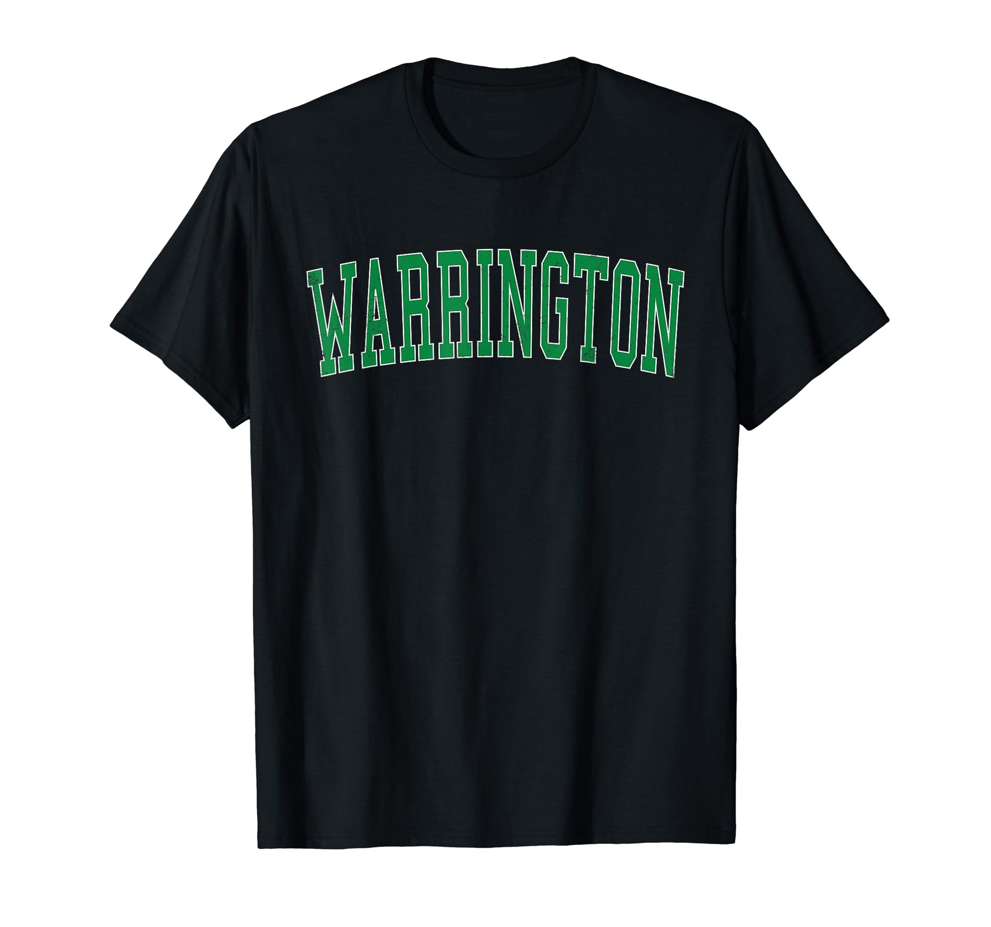 Warrington Fl Distressed Green T-Shirt - Aesthetic Graphic Men Women - T-Shirt, Sweatshirt, Hoodie