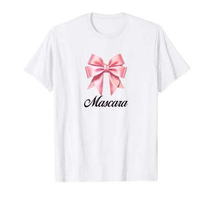 Mascara Bow Coquette Bow Girlcore Y2K T-Shirt - Custom Art Print Men Women - T-Shirt, Sweatshirt, Hoodie