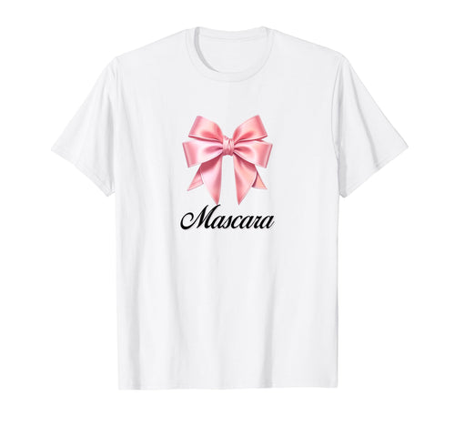 Mascara Bow Coquette Bow Girlcore Y2K T-Shirt - Custom Art Print Men Women - T-Shirt, Sweatshirt, Hoodie