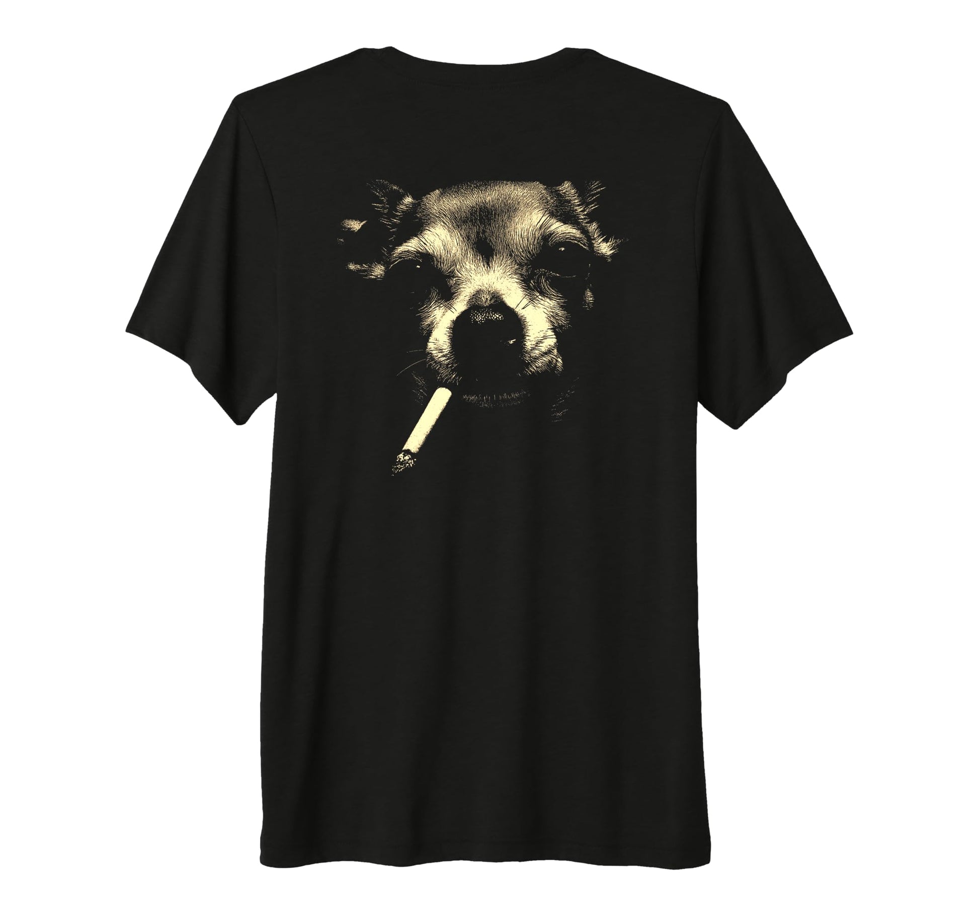 Chihuahua Smoking Cigarette Grunge Meme T-Shirt - Streetwear Style Unisex - T-Shirt, Sweatshirt, Hoodie