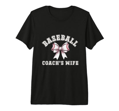 Coquette Baseball Coachs Wife Bow Game T-Shirt - Aesthetic Graphic Unisex - T-Shirt, Sweatshirt, Hoodie