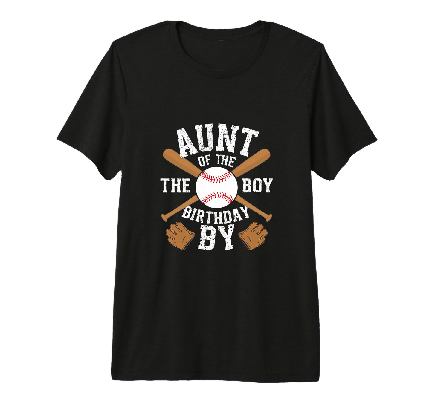 Aunt Baseball Birthday Family Baller T-Shirt - Minimalist Print Unisex - T-Shirt, Sweatshirt, Hoodie