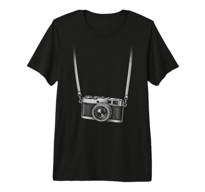 Camera Photographer Funny Creative Costume T-Shirt - Unique Graphic Unisex - T-Shirt, Sweatshirt, Hoodie