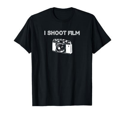 I Shoot Film 35Mm Camera Photographer T-Shirt - Graphic Print Unisex - T-Shirt, Sweatshirt, Hoodie
