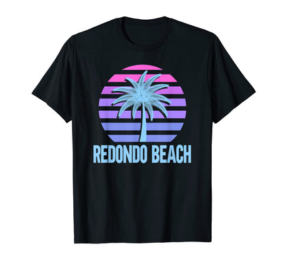 Redondo Beach Vacation Vaporwave T-Shirt - Streetwear Style Unisex - T-Shirt, Sweatshirt, Hoodie
